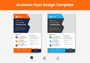 New Business Flyer Template Design Print Ready 