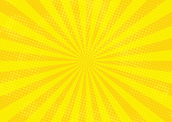 comic yellow background.