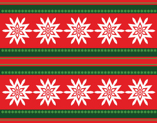 Christmas background with snowflakes. Seamless plaid pattern vector
