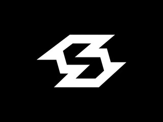 sports lettering logo mark, creative letter s logo visual identity design concept