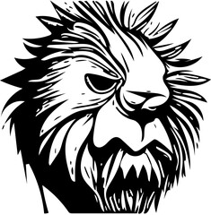 lion head tattoo