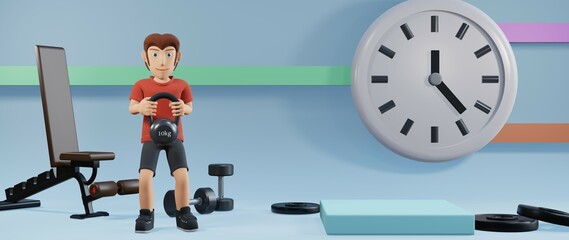 3D rendering of podium for fitness products health products or dietary supplement