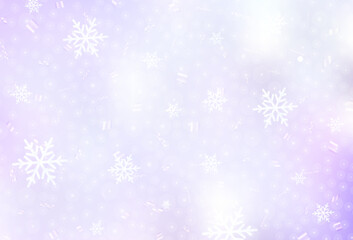 Obraz na płótnie Canvas Light Purple vector layout in New Year style.