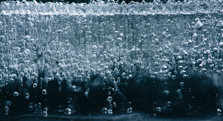 Naklejka na ściany i meble ice texture close up in the detail - macro
