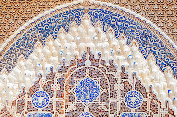 alhambra relief, Granada, Spain - obrazy, fototapety, plakaty