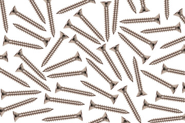 A set of construction fasteners, dowels,screws