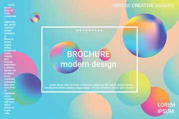 Abstract geometric texture. 3d ball shape gradients for decoration design.