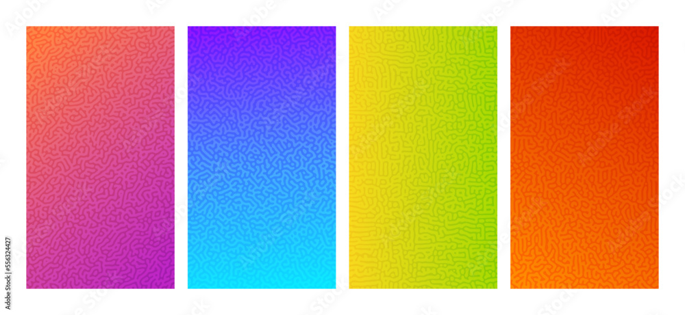 Poster turing reaction colorful background