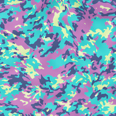 Fototapeta na wymiar Camouflage pattern, Generative AI
