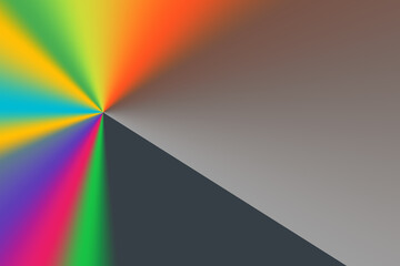 Creative geometric rainbow linear background design . simple background design concepts.
