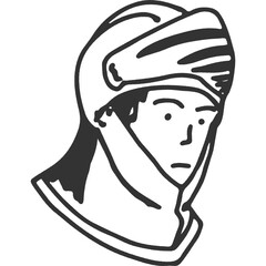 Knight Armory Vintage Illustration Vector