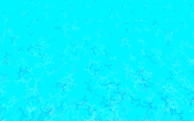 Fototapeta na wymiar Light BLUE vector backdrop with artificial intelligence data.