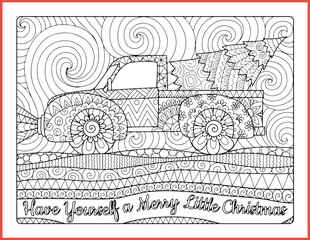 Coloring Page, Merry christmas Coloring Page, Christmas coloring sheet for kids