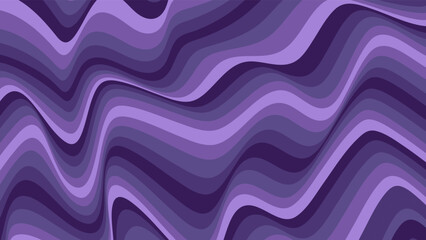 Vector illustration of Colorful wave design. Multi color overlapping wave pattern. Colorful psychedelic abstract art design. Psychedelic wave pattern. Good for Banner, wallpaper, template, print etc.