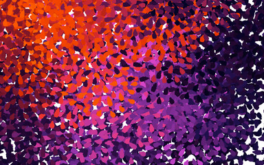 Dark Pink, Red vector backdrop with memphis shapes.