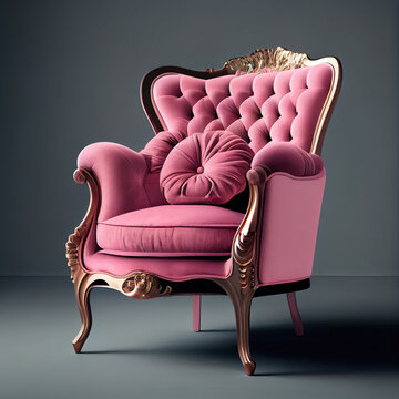 The pink online chair