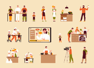 Culinary Classes Color Set