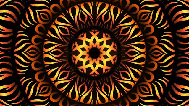 Beautiful colour gradient line art pattern of indonesian traditional abstract batik   dayak ornament for commercial  ads