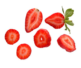 strawberry isolated on white background