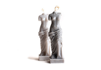 Beautiful handmade colored wax candles