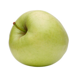 green apple isolated on white
