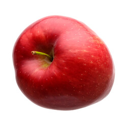 red apple isolated on white