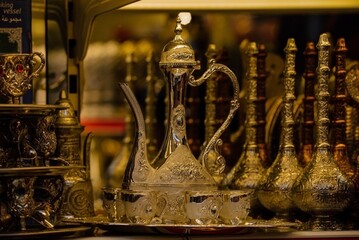 Tea-set. East, Inlay. Close-up.