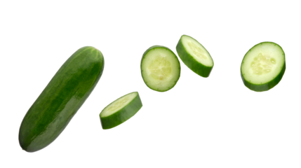 cucumber isolated on white background
