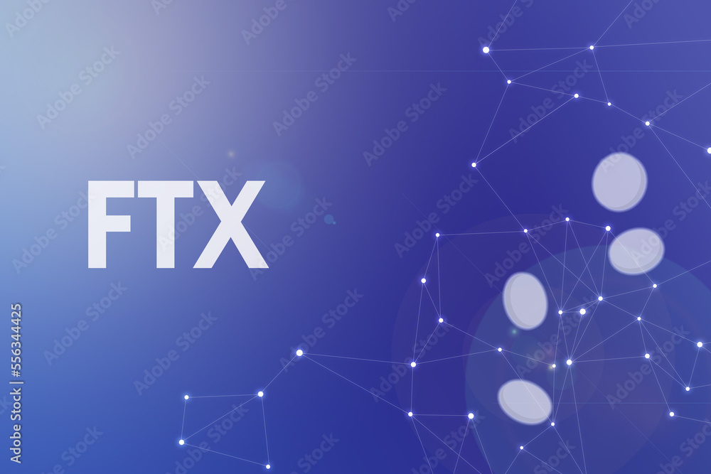 Poster title image of the word ftx. it is a web3 related term.