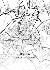 Bern Switzerland City Map