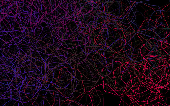 Dark Multicolor vector background with abstract shapes.