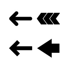 Arrow icon vector for web and mobile app. Arrow sign and symbol for web design.