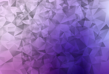 Fototapeta premium Light Purple, Pink vector polygonal background.