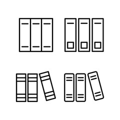 Library icon vector for web and mobile app. education sign and symbol