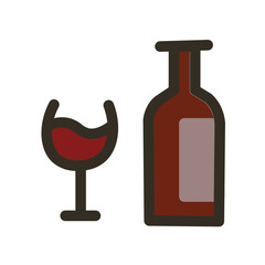 Wine Flat Icon
