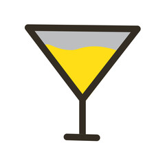 Cocktail Flat Icon