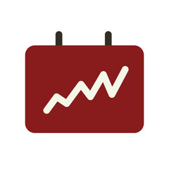 Graph Flat Icon