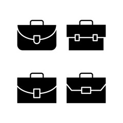 Briefcase icon vector for web and mobile app. suitcase sign and symbol. luggage symbol.