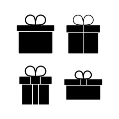 Gift icon vector for web and mobile app. gift sign and symbol. birthday gift