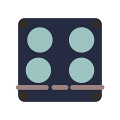 Cooktop Flat Icon