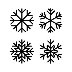 Snow icon vector for web and mobile app. snowflake sign and symbol