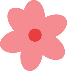 simple pink accent flower 