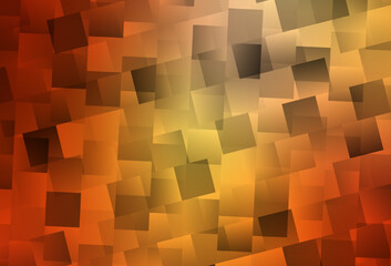 Light Red, Yellow vector texture in rectangular style.