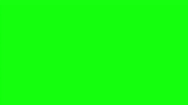 India Scribble Animation on Green Screen Background. Looping seamless animation. Set of variations motion graphic