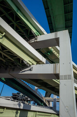 兵庫県神戸市の六甲アイランドのジャンクション