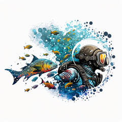 person snorkeling in the sea