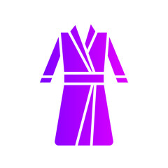 bathrobe gradient icon