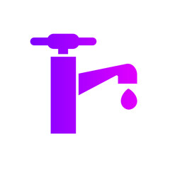 faucet gradient icon