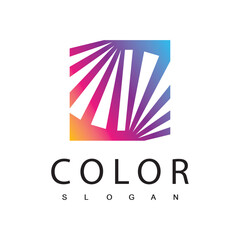 Abstract Colorful Logo Template Design Vector