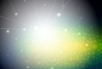 Fototapeta premium Dark Blue, Green vector background with stright stripes.